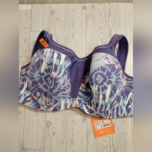 Panache Ultimate High Impact Underwire Sports Bra, Tie Dye Pattern 40E